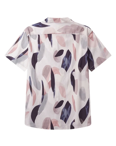 Clean Cut Copenhagen - Bowling Ebbe Printed Skjorte - Violet Ice